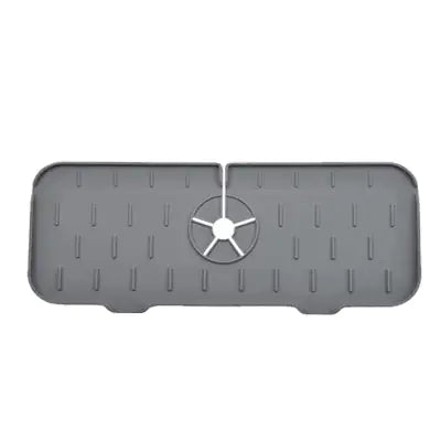 Kitchen Faucet Mat  Essential Elegance By MustardSeed.com Grey 37x14cm 