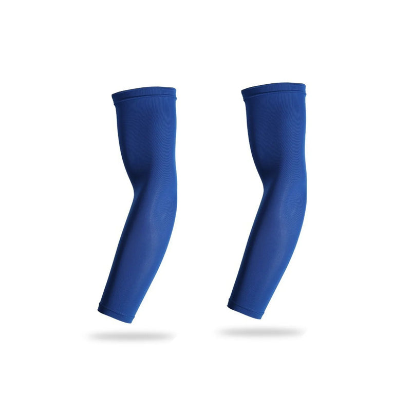 Sport Arm Compression Sleeve  Essential Elegance By MustardSeed.com 2 Pieces Blue Large 