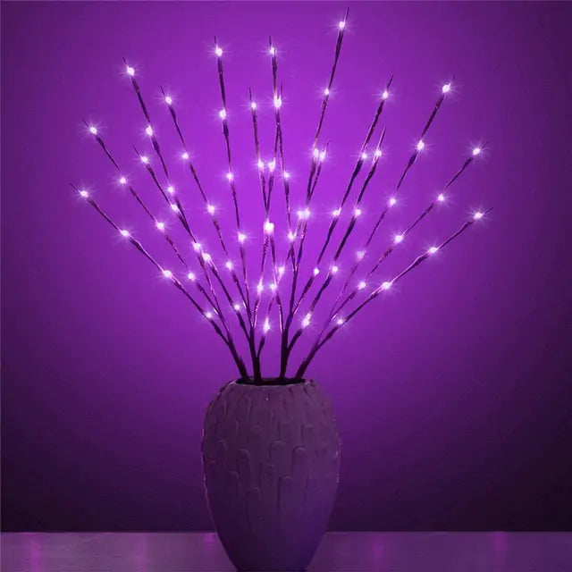 Tree Branch LED Lights  Essential Elegance By MustardSeed.com Purple 30inch 