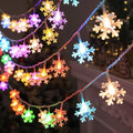 LED Snowflake Lights  Essential Elegance By MustardSeed.com Colorful  