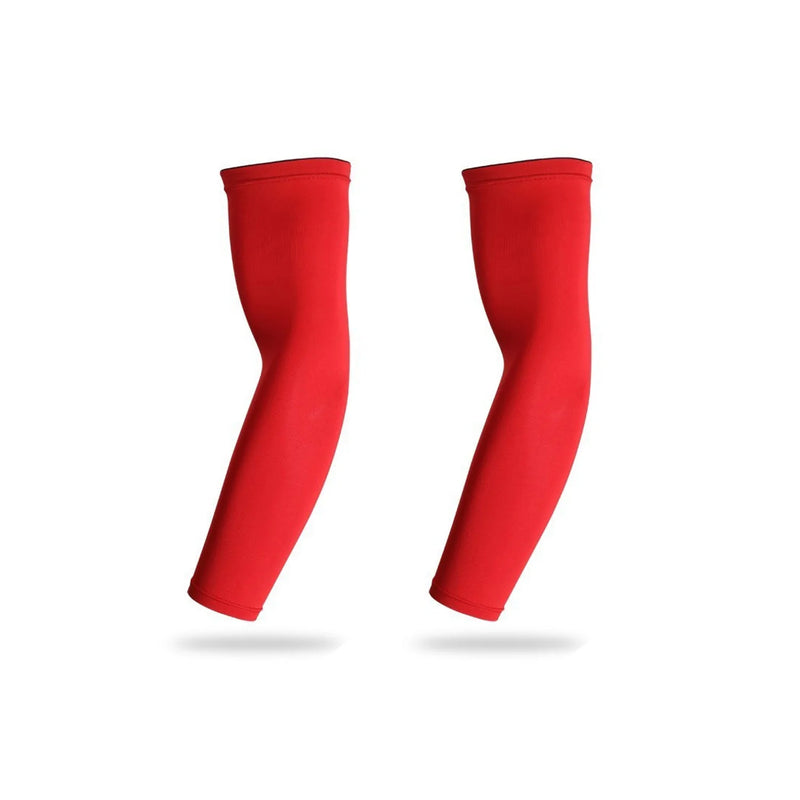 Sport Arm Compression Sleeve  Essential Elegance By MustardSeed.com 2 Pieces Red Extra Large 