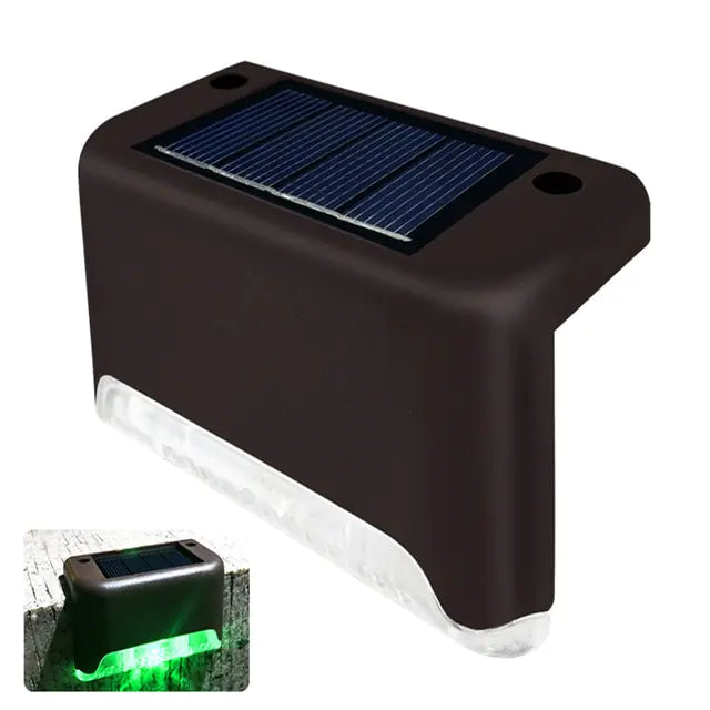 Waterproof Solar Deck  Step Lights  Essential Elegance By MustardSeed.com Multicolor-RGB 8PCS 