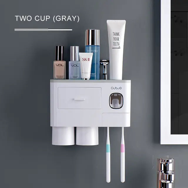 Bathroom Magnetic Storage Rack  Essential Elegance By MustardSeed.com CF048-4 23*18.8*10cm 