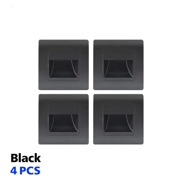 Indoor Wall LED Lighting  Essential Elegance By MustardSeed.com Black 4pcs Normal 