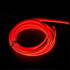 Car Interior Lighting Strips  Essential Elegance By MustardSeed.com Orange Red 3M USB Drive 