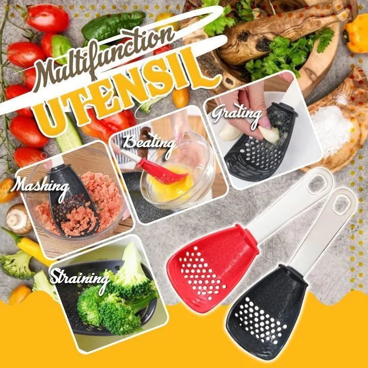 Multifunctional Kitchen Cooking Spoon  Essential Elegance By MustardSeed.com   