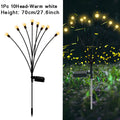 Solar Firefly Lights  Essential Elegance By MustardSeed.com 1Pc 10LED Warm white  