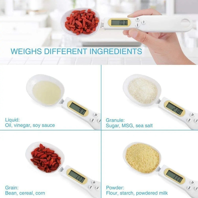 LCD Digital Kitchen Scale  Essential Elegance By MustardSeed.com   