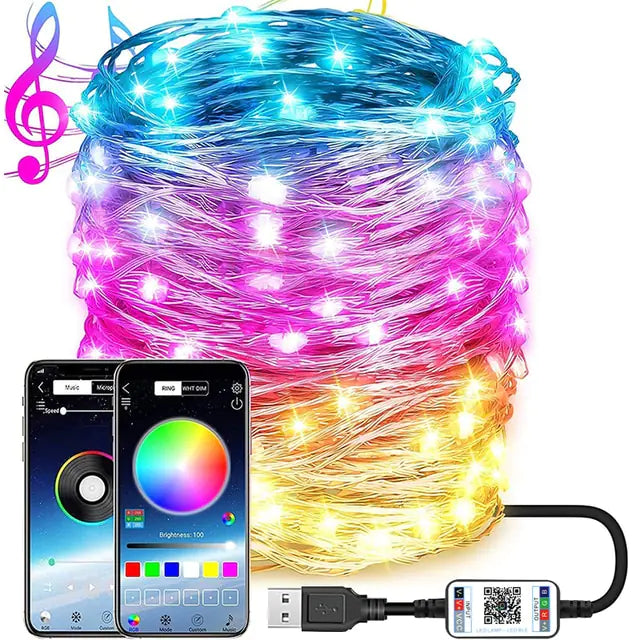 LED String Lights Christmas  Essential Elegance By MustardSeed.com 15M Cable 150LED  