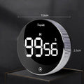 Kitchen Digital  Timer  Essential Elegance By MustardSeed.com Silver  