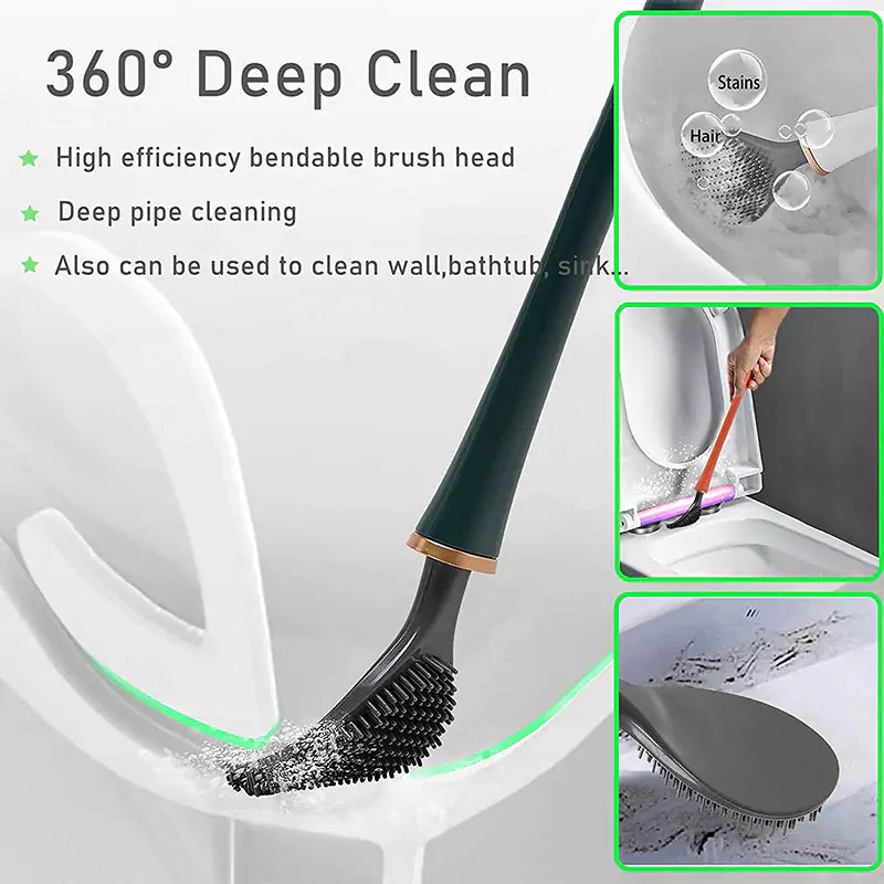 Toilet Cleaning Brush  Essential Elegance By MustardSeed.com   