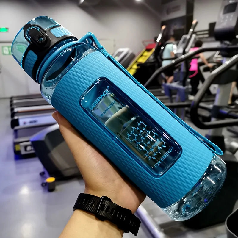 Sport Leak Proof Water Bottle  Essential Elegance By MustardSeed.com Blue 350ml 