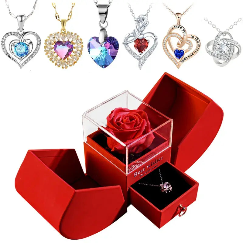 Eternal Rose Gift Box  Essential Elegance By MustardSeed.com   