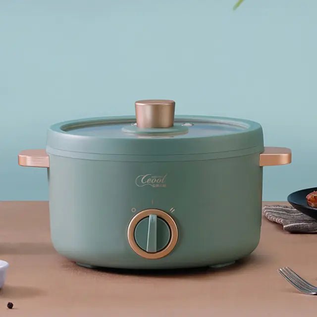 Electric Cooking Pot  Mustard Seed1 Green C  