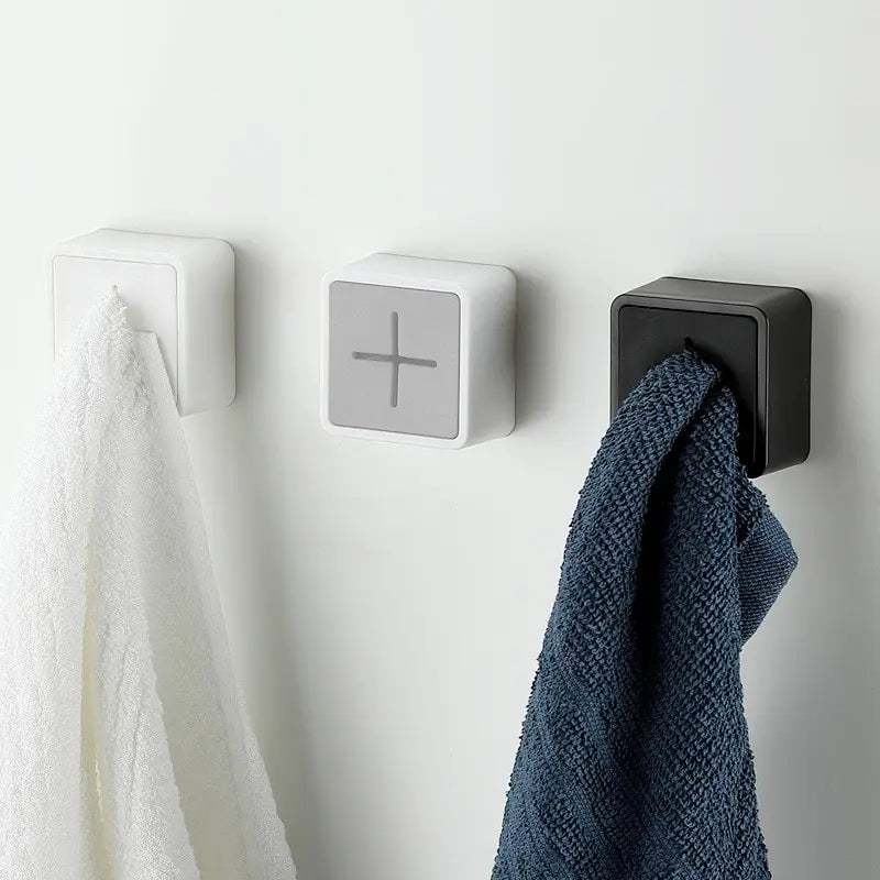 Punch Free Bathroom Towel Holder  Essential Elegance By MustardSeed.com   