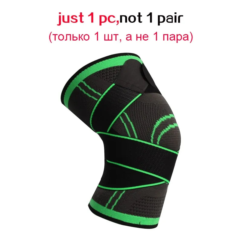 Sports Men Kneepad  Essential Elegance By MustardSeed.com 1 Piece Green Double Extra Large 