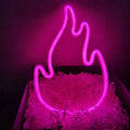 LED Fire Flame Lights  Essential Elegance By MustardSeed.com Pink Fire 1 22 x 30 Centimeters 