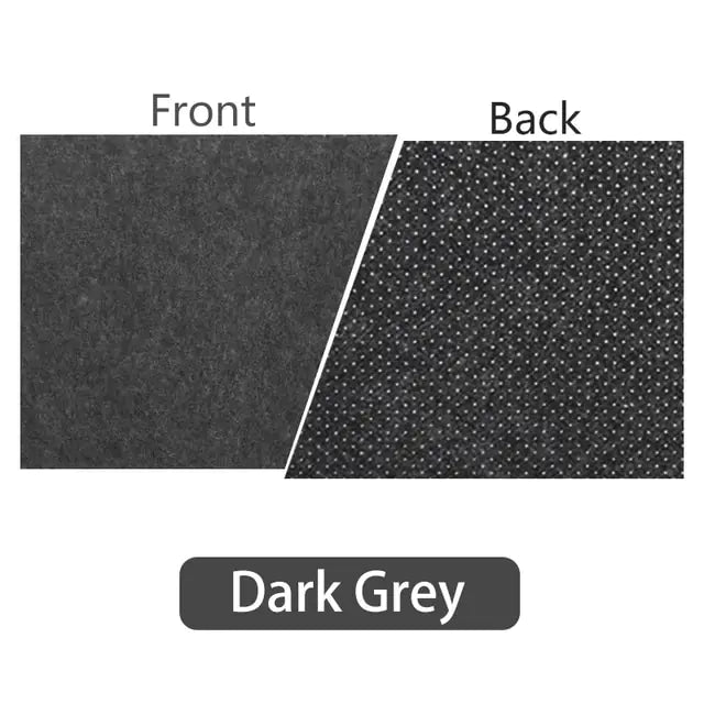 Large Office Computer Desk Mat  Essential Elegance By MustardSeed.com Dark Gray 90 x 45 CM 