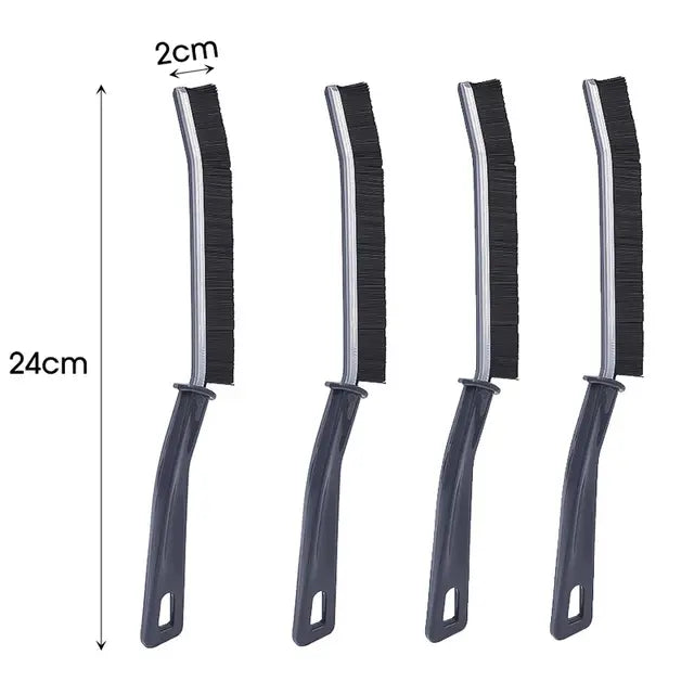 Grout Gap Cleaning Brush  Essential Elegance By MustardSeed.com Black 4 pcs 