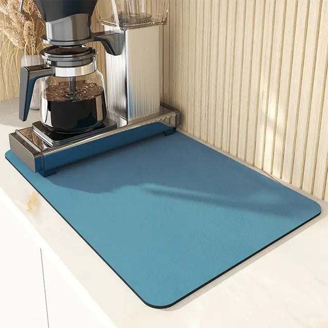 Kitchen Absorbent Mat  Essential Elegance By MustardSeed.com Green 40 x 50 CM 