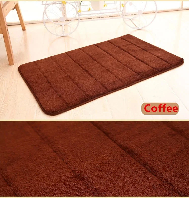 Bathroom Non-slip Mat  Essential Elegance By MustardSeed.com Coffee 40x60cm 