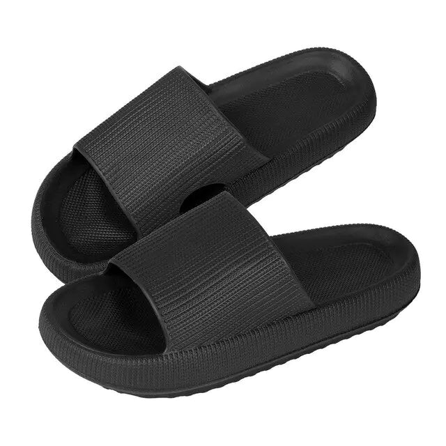 Bathroom Indoor Slipper  Essential Elegance By MustardSeed.com B-Black 44-45(27-27.5cm) 