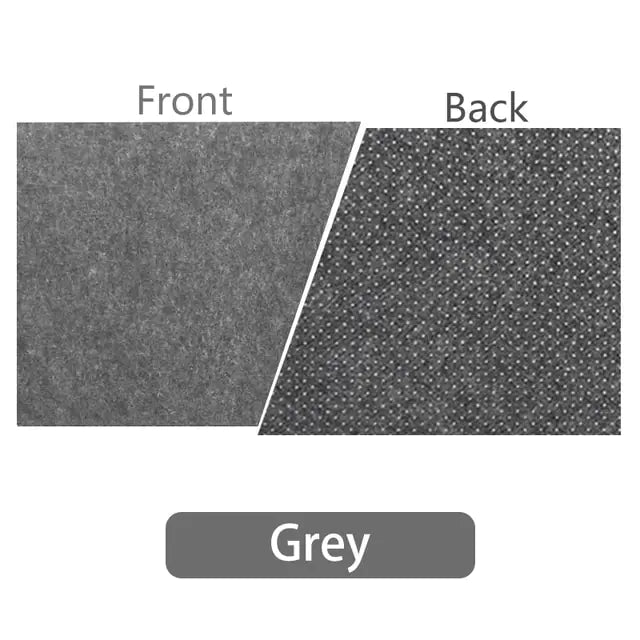 Large Office Computer Desk Mat  Essential Elegance By MustardSeed.com Medium Gray 60 x 30 CM 