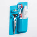 Bathroom Shower Hanger Toothbrush Holder  Essential Elegance By MustardSeed.com Blue 21.3 * 14.7 * 4cm 