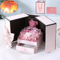 Eternal Rose Flower Gift Box  Essential Elegance By MustardSeed.com Little Bear B2  