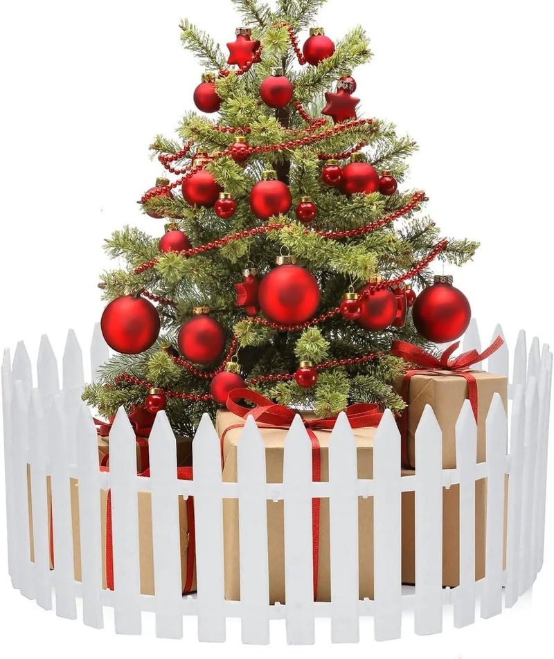 Christmas White Fence For Home Decor  Essential Elegance By MustardSeed.com   