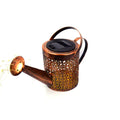 Solar Powered Watering Can  Essential Elegance By MustardSeed.com Copper No Bracket 