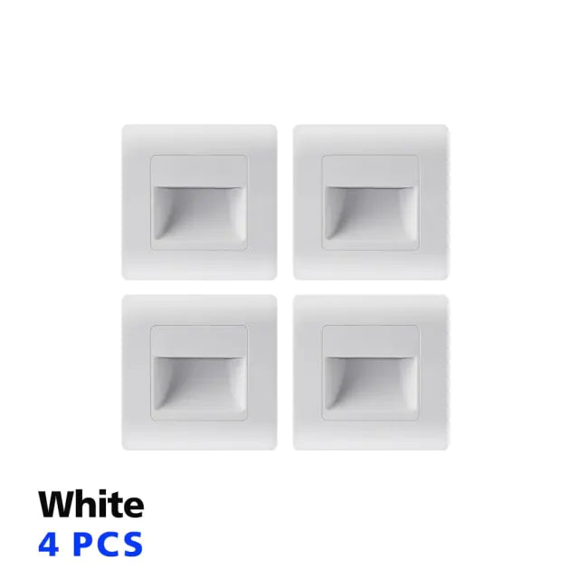 Indoor Wall LED Lighting  Essential Elegance By MustardSeed.com White 4pcs Normal 