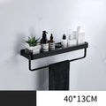 Bathroom Shower Holder Storage Rack  Essential Elegance By MustardSeed.com Black 4 40 CM 