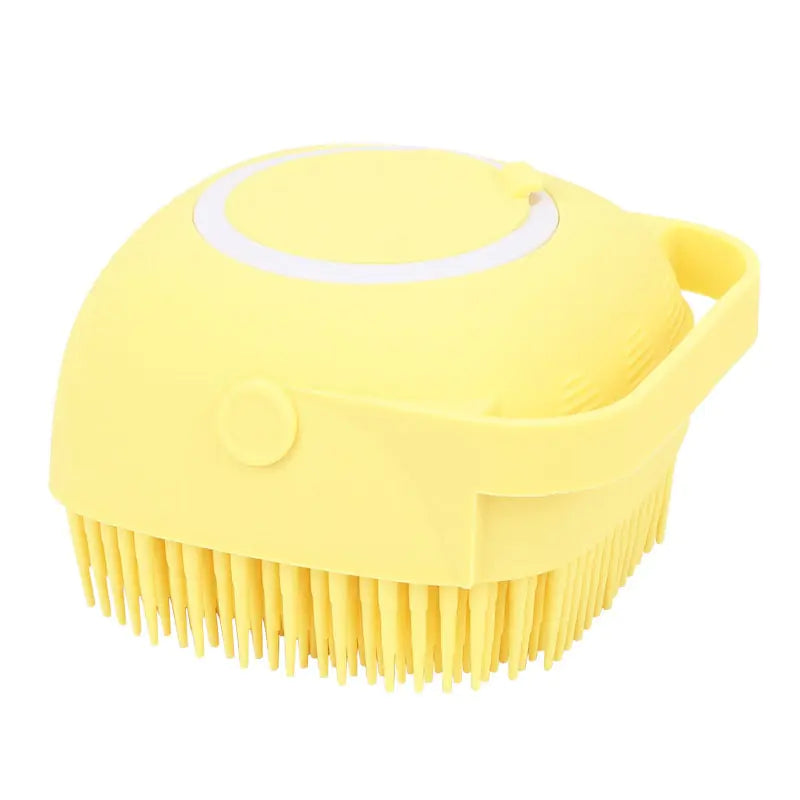 Bathroom Silicone Head Massage Brush  Essential Elegance By MustardSeed.com   