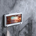 Waterproof Phone Holder Bathroom  Essential Elegance By MustardSeed.com Fix-White-1PC  