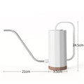 Stainless Steel Watering Can  Essential Elegance By MustardSeed.com White  