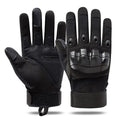 Outdoor Tactical Sport Gloves  Essential Elegance By MustardSeed.com Full Black Medium 