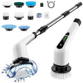 Electric Cleaning Brush  Essential Elegance By MustardSeed.com White  