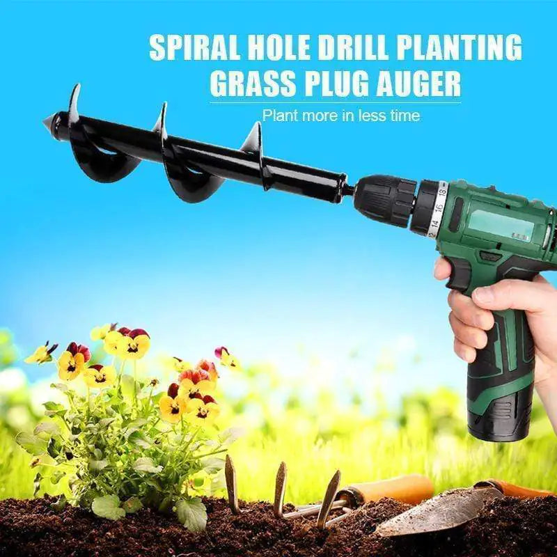 Spiral Hole Digger Ground Drill  Essential Elegance By MustardSeed.com   