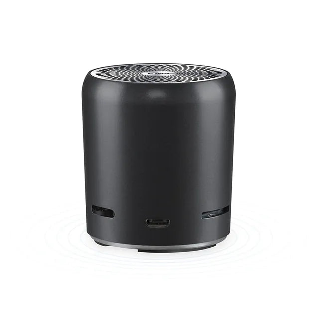 Mini Outdoors Waterproof Bluetooth Speaker  Essential Elegance By MustardSeed.com Gray 1.89 x 1.57 Inch 