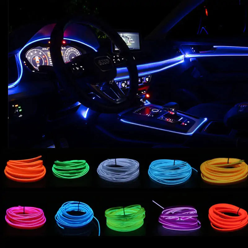 RGB Car Lighting LED Strip  Essential Elegance By MustardSeed.com   