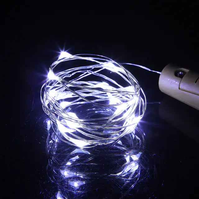 LED Wine Bottle Lights  Essential Elegance By MustardSeed.com White 2M 20leds 