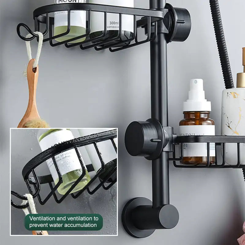 Bathroom Shelve Rack Storage Organizer  Essential Elegance By MustardSeed.com   