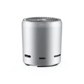 Mini Outdoors Waterproof Bluetooth Speaker  Essential Elegance By MustardSeed.com Silver 1.89 x 1.57 Inch 