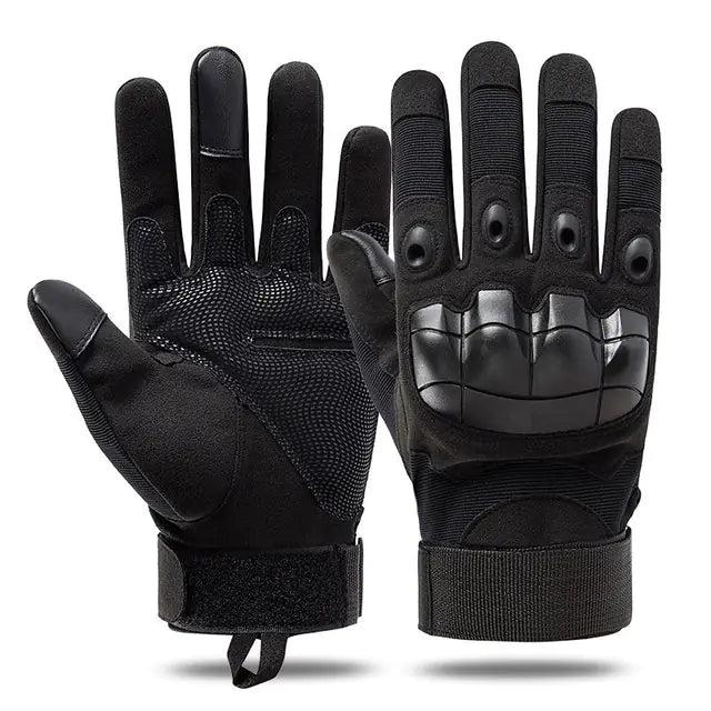 Outdoor Tactical Sport Gloves  Essential Elegance By MustardSeed.com Full Black Large 