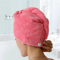 Women Towel Bathroom Microfiber  Essential Elegance By MustardSeed.com RoseRed 25x65cm 