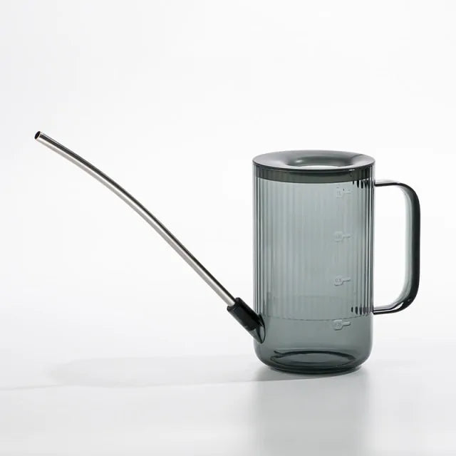 Long-Mouth Watering Pot  Essential Elegance By MustardSeed.com Gray 20.8 x 19 x 9.7Centimeter 