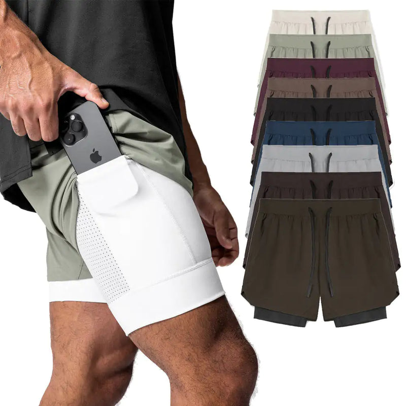 Men Fitnes Sport Short  Essential Elegance By MustardSeed.com   