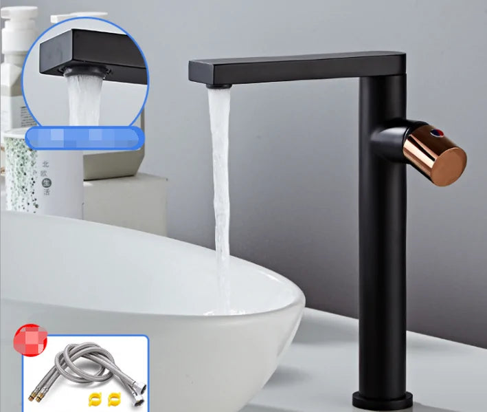 Bathroom Single Handle Basin Faucet  Essential Elegance By MustardSeed.com   