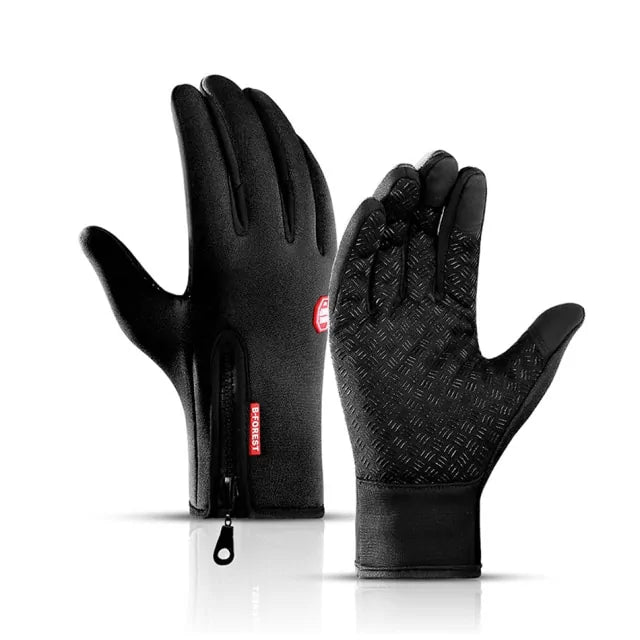 Waterproof Outdoors Cycling Gloves  Essential Elegance By MustardSeed.com Black Medium 